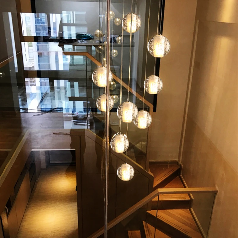 Moderné Crystal Prívesok Svetlo dekoračné pre obývacia izba reštaurácia izba, schodisko, nordic luxusné prívesok lampa led svetlo pre izba5