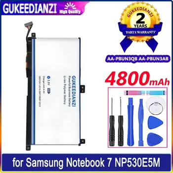 GUKEEDIANZI Batérie AA-PBUN3QB AA-PBUN3AB 4800mAh pre Samsung Notebook 7 Notebook7 NP530E5M NP800G5M NP740U5L kontakty batérie