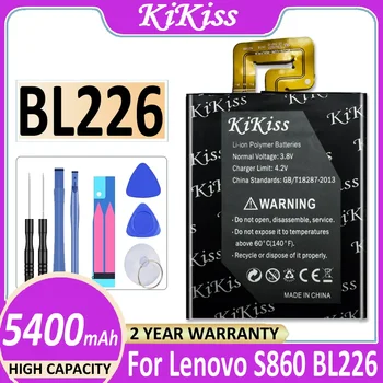 KiKiss Pre Lenovo S860 Výmena Batérie Vysokej Kvality 5400Mah BL226 Výmena Batérie Pre Lenovo S860 Mobile