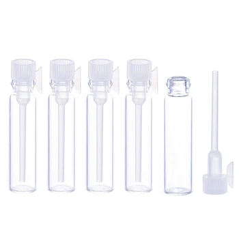 Mini Sklo Parfum Fľašu Tester 3ml 2ml1ml Malé množstvo Fliaš S Rod Spp Laboratórne Kvapalina Vôňa Skúmavky Skúšania Fľašu