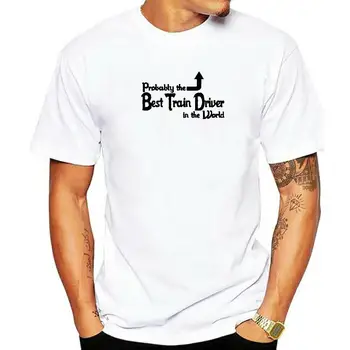 Najlepšie Rušňovodič Zábavné Prácu Železničnej T-Shirt Mens Krátke Rukávy Nadrozmerné Streetwear Hip Hop Tlačených Tričká Top Tees
