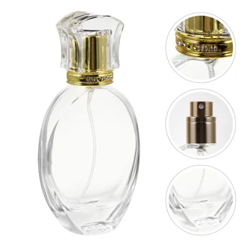 Sprej Parfum Fľašu Sklenený Difúzor Crystal Fľaše s Spp Diamond Organizátor Éterické Oleje Čiapky