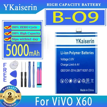 YKaiserin Batéria B-O9 5000mAh Pre ViVO X60 Mobilného Telefónu, Batérie